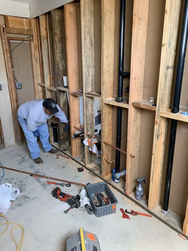 Commercial rough-in plumbing for Water Heater Replacement in Wilshire